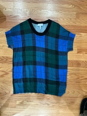Escada Sport Blue and Green Plaid
